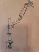 Huanuo Single Monitor Stand - Gas Spring Single Arm Monitor Desk Mount Hnss8