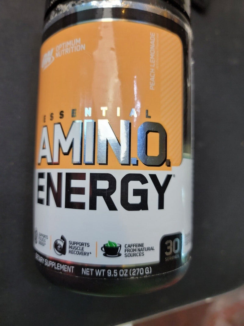 Optimum Nutrition Essential Amino Energy Peach Lemonade 30 Servings - 9.5oz