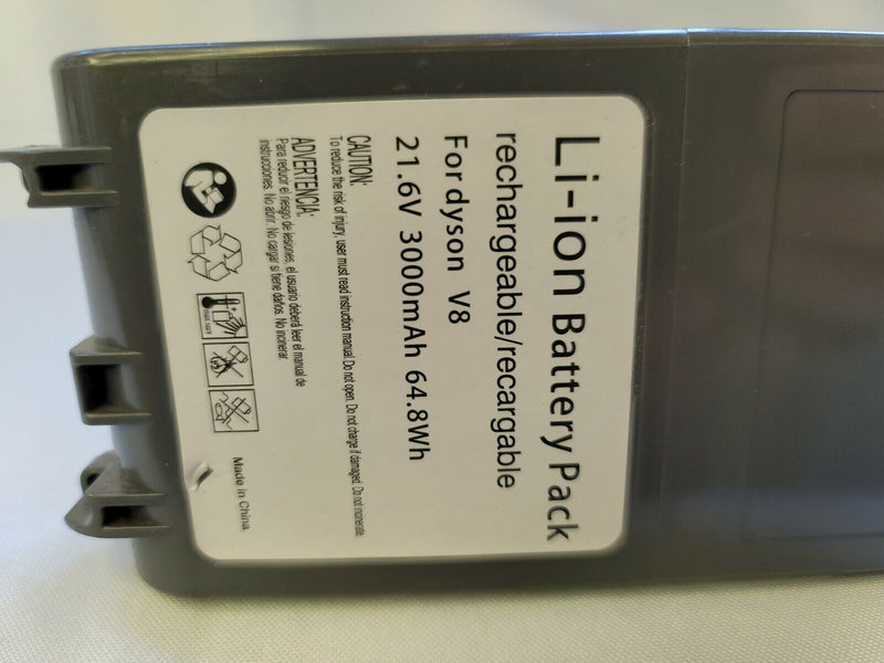21.6V 3000Mah Li-Ion Rechargeable Battery Pack For Dyson V8 Series High Quality
