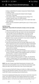 Three literwise spring loaded for duette for honeycomb shades