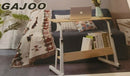 Gajoo Mobile Side Table | Adjustable Laptop Desk Cart | Sofa Side Tray Table