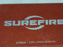 Surefire 123A Cr123a El123ap 3 Volt Lithium Batteries - 12 Pack -