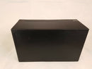 Watch Box Leather Display Case Organizer Glass Jewelry Storage Black