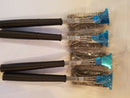 Four Bbq Grill Brush Scrubber Barbecue Stainless Steel Wire Cleaner New