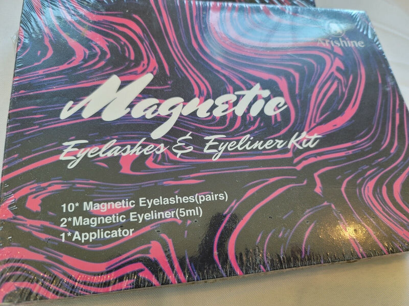 Sealed Arishine Magnetic Eyelashes & Eyeliner Kit 45 Pairs Reusable