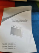 Sailflo, 10" Exhaust Fan, Wall/Window Type Extractor Fan W/ Switch, 110 V-