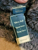 Pavilia Fluffy Sherpa Throw Blanket | Heather Gray | Super Soft Plush Fuzzy