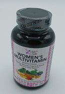 Women's Daily Multivitamin with Organic/Natural Wholefood 90 Veggie Caps