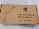 Huanuo Single Monitor Stand - Gas Spring Single Arm Monitor Desk Mount Hnss8