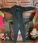 Dark Lightning Womens Black Neoprene Full Body Swimming Diving Wetsuit Size Lt