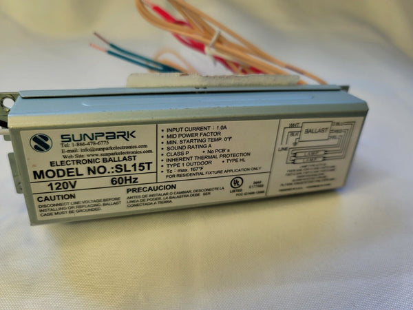 Sunpark Model SL15t  120V 60Hz