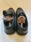 Steve Madden Mens Style Harpoon Black Leather  Shoes 11.5 Man Made