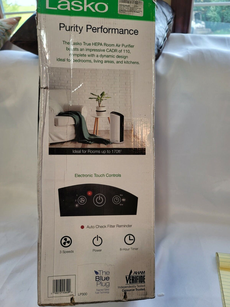 Lasko Lp300 HEPA Air Purifier Tower-2 stage 21"