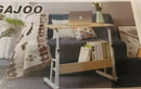 Gajoo Mobile Side Table | Adjustable Laptop Desk Cart | Sofa Side Tray Table