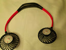 Portable Hanging Neck Fan Rechargeable Usb Double Head Sport Mini Fan Outdoor Us