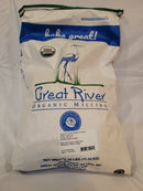 Great River Organic Milling Organic Specialty Hulled Spelt Flour, 25-Pounds