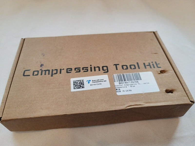 Coaxial Compression Tool Coax Cable Crimper Kit Adjustable