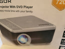 Fangor Mini Bluetooth Projector Bundle Built In Dvd Player Portable Dvd 1080P