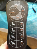 Relief Expert Back Car Seat Massager Cushion Chair Pad W/ Heat 10 Vibrating