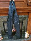 Women's Insulated Bib Overalls: Arctix Black, Medium/Regular, 33" Inseam