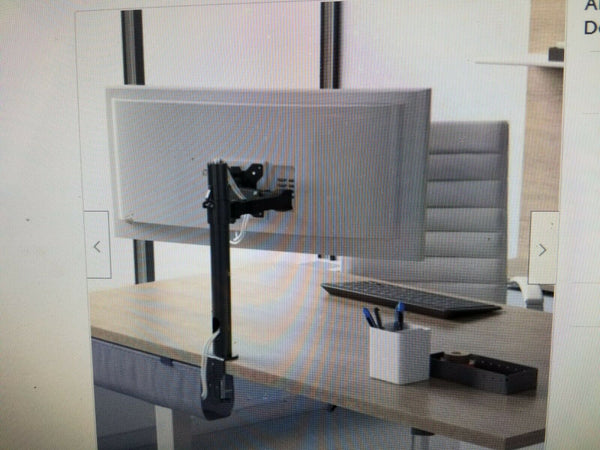 OPENBOX- AMAZON BASICS - Single Display/Monitor Mounting Arm/Stand -  Black